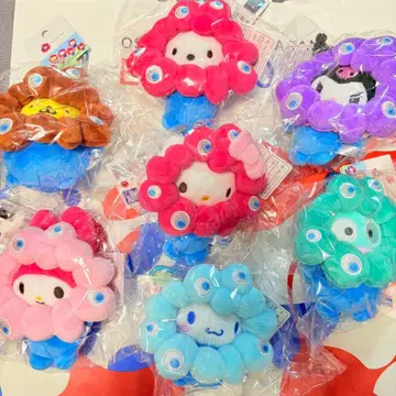 산리오 미야쿠미야쿠 변신 마스코트 키링 카라비너 포함 컴플리트