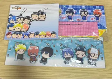 겁쟁이 페달 겁페 하코네 학원 아크릴 키링 세트