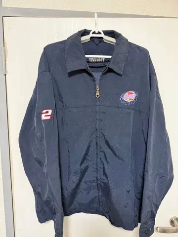 TIME RACING 네이비 나일론 자켓