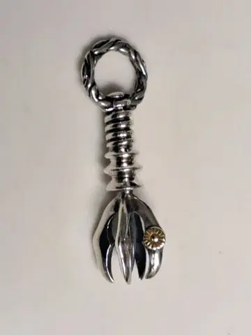 실버 랍스터 집게 펜던트