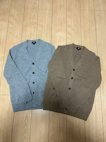 유니클로 가디건 2세트