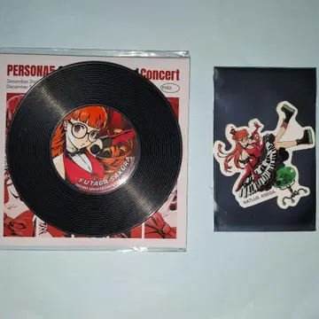 페르소나 5 사쿠라 후타바 빅밴드 콘서트 특전 코스터 스티커