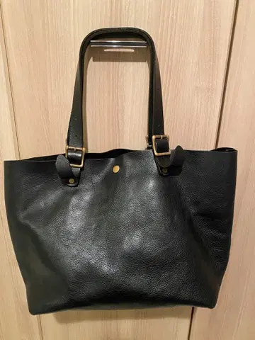 핸드메이드 천연 가죽 토트백