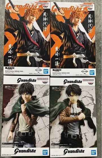 진격의 거인 Grandista 엘렌 리바이 쿠로사키 이치고 4체 세트