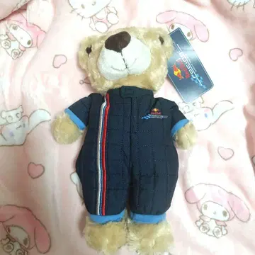 택 포함 레드불 레이싱 테디베어 곰 봉제 인형