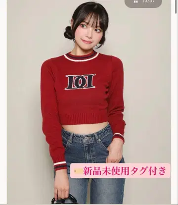 Darich 레트로 DD 로고 니트탑