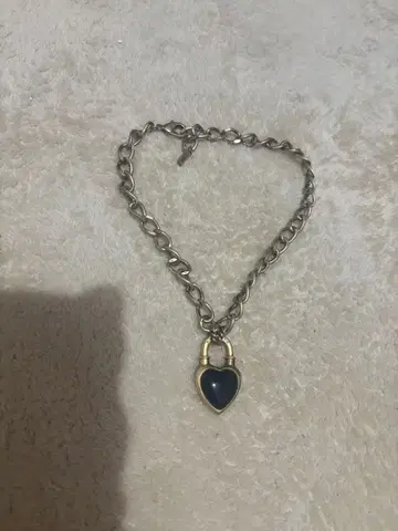 라니 하트형 자물쇠 목걸이 LANE