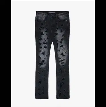 VALAVBASAS 데미지 플레어 청바지 사이즈 29