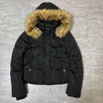 00s y2k 볼륨 퍼 아우터 충전솜 아우터 쇼트 기장