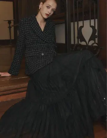 maison herlipto Vol.1 Rose Tulle Skirt