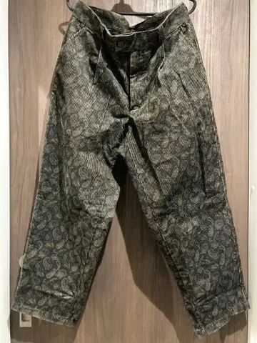 niko and 페이즐리 무늬 코듀로이 팬츠