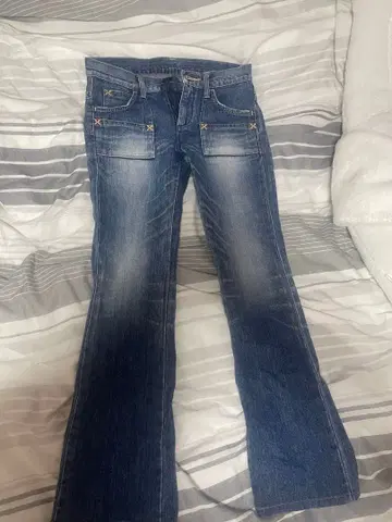 플레어 팬츠 XS 다크 블루