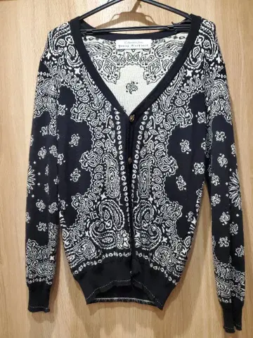 Young Machines 반다나 패턴 가디건