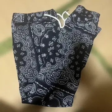 조거 팬츠 남성용 반다나 페이즐리 무늬 스트레치