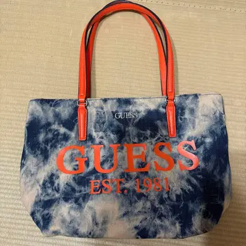 GUESS 데님 핸드백