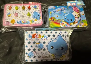 물방울 짱 트렁크 캔 메모 물방울 짱 3종 세트