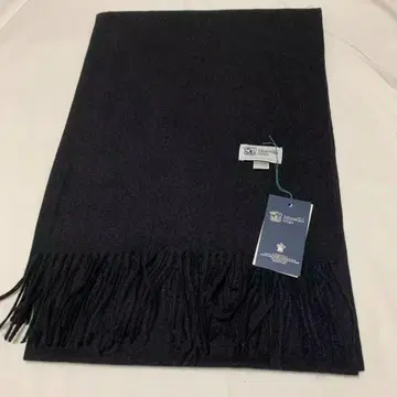 존스톤즈 캐시미어 대형 스톨 머플러 블랙