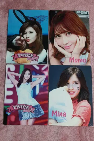 TWICE 사나 모모 미나 쯔위 책받침 세트
