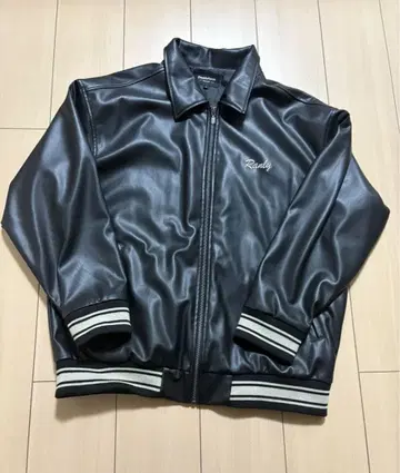 Doublefocus 블랙 봄버 자켓 L