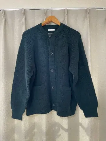 [ 미사용 새상품 ] 택 포함 WYM 니트 가디건 그린 남성용 그린 M