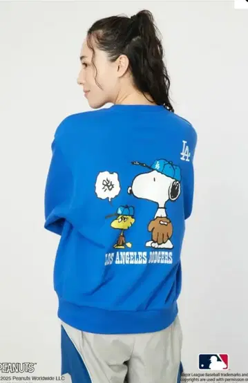 [ UNISEX ] MLBXPEANUTS 스웨트 상의