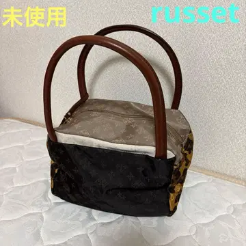 [ 새상품급 ] 러셋 큐브 토트백 소가죽