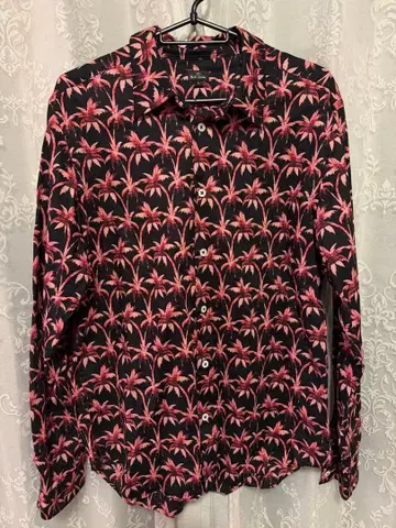Paul Smith 야자수 패턴 긴팔 셔츠 L