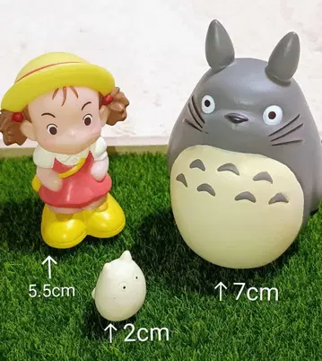 동동이 공화국 메이와 토토로의 손가락 인형과 작은 토토로의 민