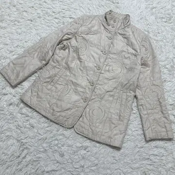 [ c6860 ] 퀼팅 자켓 긴팔 베이지