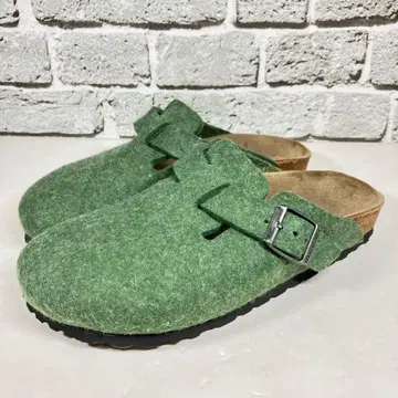 [레어 컬러] 버켄스탁 보스턴 펠트 샌들 그린 37