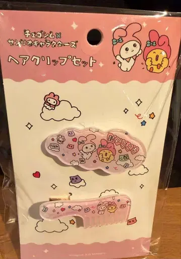 최고심 산리오 캐릭터즈 마이멜로디 헤어 클립 세트