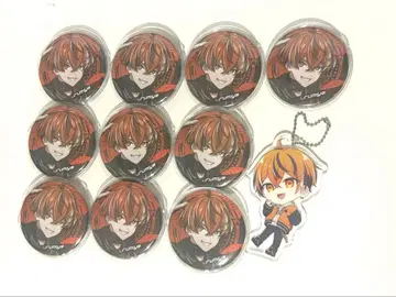 크로노바 우루미야 캔뱃지 x 10 아크링 키링 x 1