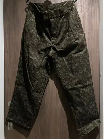 niko and 페이즐리 무늬 코듀로이 팬츠