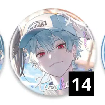쿠츠하 블루 메모리 캔뱃지 14개