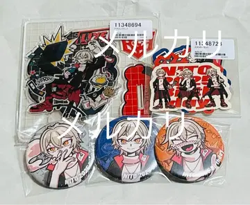 vtuber 생일 굿즈 아크릴 스탠드 캔뱃지 스티커 세트