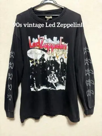 90s 빈티지 LedZeppelin 빈티지 롱T 구제 의류 밴드T
