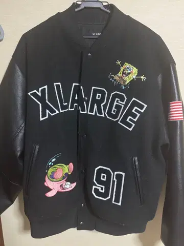 XLARGE x SpongeBob VARSITY JACKET