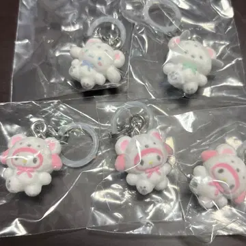 익명 배송 산리오 메지루시 액세서리 복슬복슬 스노우 총 5개