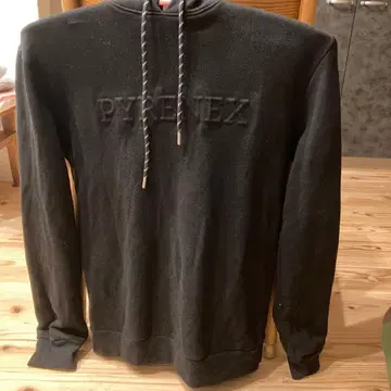 피레넥스 트레이닝복 후드티 블랙