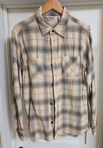 파이브 브라더 체크 무늬 플란넬 셔츠 XL