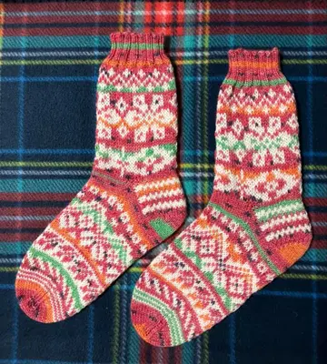 손뜨개질 양말 털실 양말 opal 핸드메이드