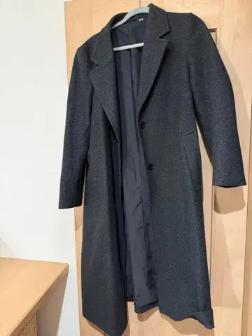 GU 코지 멜톤 테일러드 코트 다크 그레이 XL