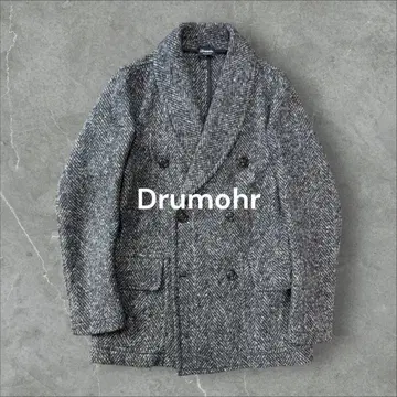 미사용에 가까운 Drumohr 더블 자켓 헤링본 BEAMS F