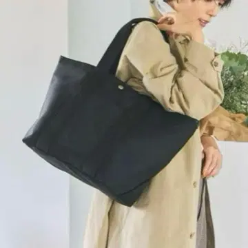 [ 새상품급 ] TOPKAPI 타이디 토트 백 L 블랙 대용량