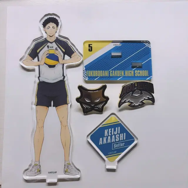 아카아시 케이지 아크릴 스탠드 & 하이큐 뱃지