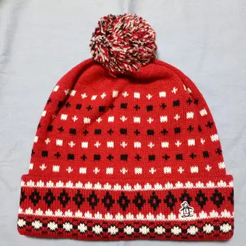 맨싱 폼폼 니트 모자 쇼짱모 일본제 프리 레드