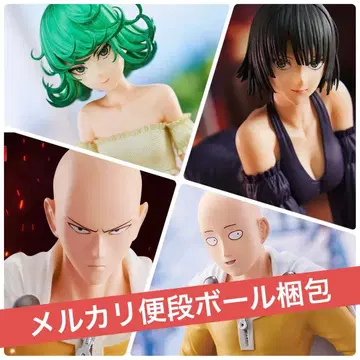 [ 미개봉 새상품 ] 원펀맨 피규어 사이타마 후부키 타츠마키 세트