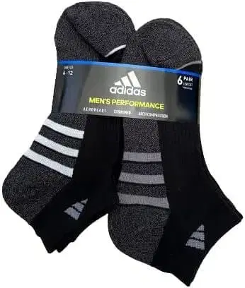 adidas 남성용 퍼포먼스 삭스 6족 세트
