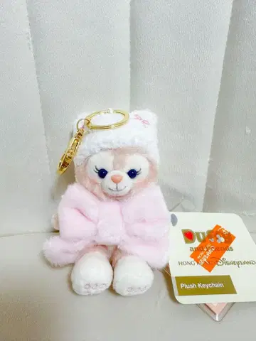 리나벨 겨울 앉은 봉제 인형 키체인 홍콩 디즈니