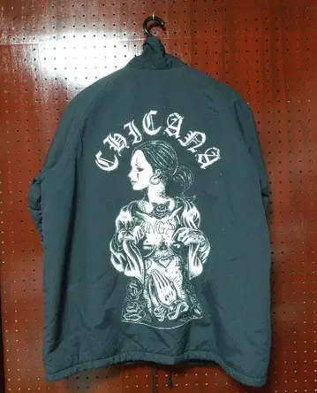 남성용 자켓 점퍼 그래픽 나일론 자켓 일본제 M